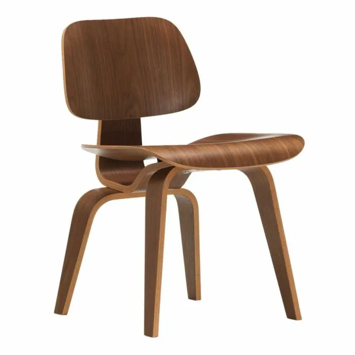 Lage Prijs Vitra DCW stoel-Walnoten