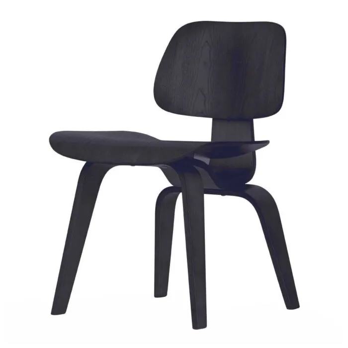 Vitra DCW stoel-Zwart gebeitst Populair