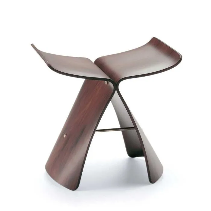 Vitra Butterfly kruk-Palissander Speciale Aanbieding
