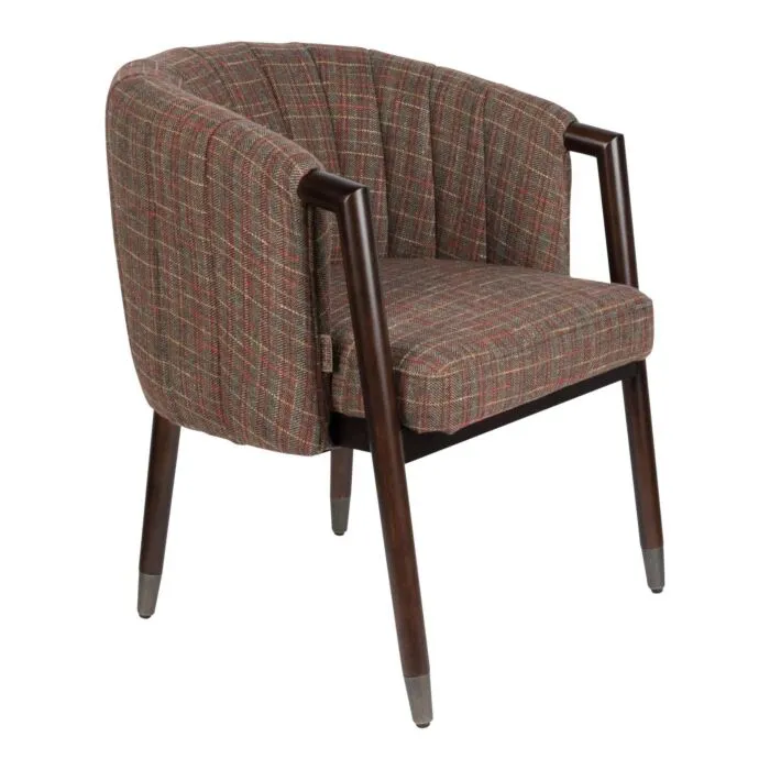 Premium Dutchbone Tammy stoel -Texas Tartan