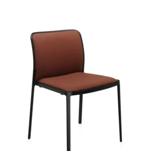 Lage Kosten Kartell Audrey Soft zwart stoel-Bruin-Zonder armleuning