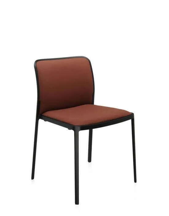 Lage Kosten Kartell Audrey Soft zwart stoel-Bruin-Zonder armleuning