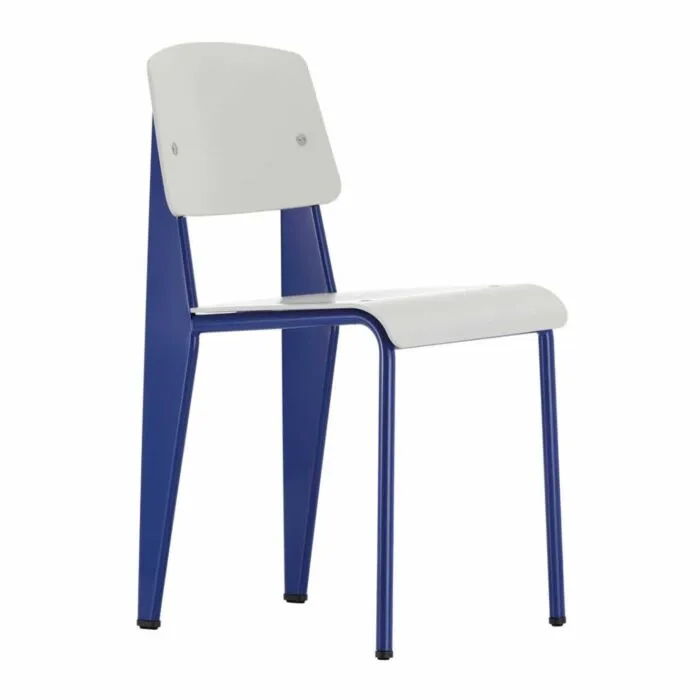 Vitra Standard SP stoel-Blauw - Warmgrijs Merkproduct