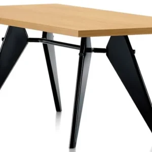 Actieprijs Vitra EM Table frame zwart eetkamertafel-260x90 cm