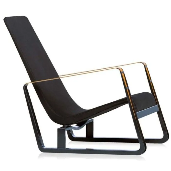 Exclusieve Aanbieding Vitra Cité relaxfauteuil-Zwart