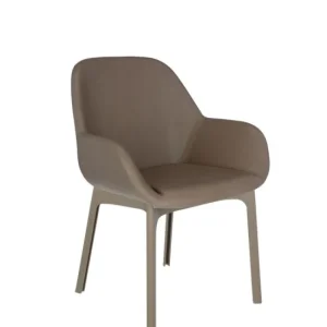Kartell Clap PVC stoel-Duifgrijs-Duifgrijs Tijdelijk Beschikbaar