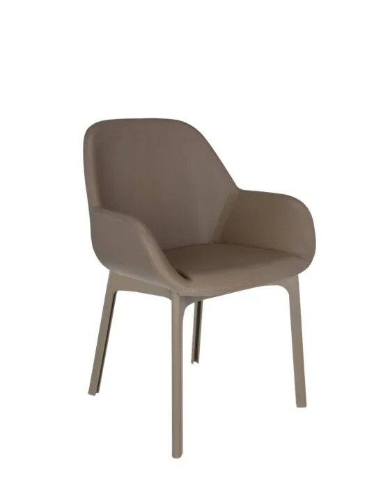 Kartell Clap PVC stoel-Duifgrijs-Duifgrijs Tijdelijk Beschikbaar
