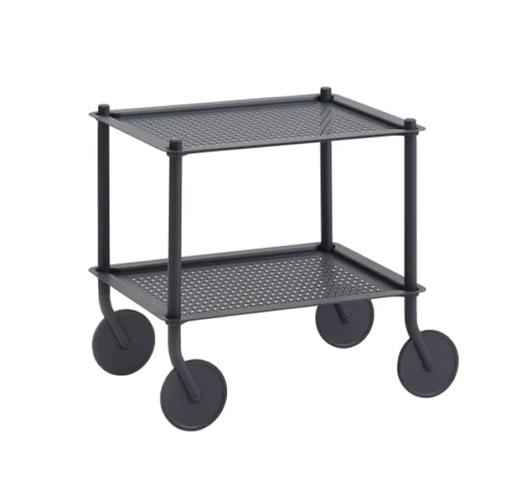muuto Flow Trolley 2-laags-Bluegrey Tijdelijk Beschikbaar