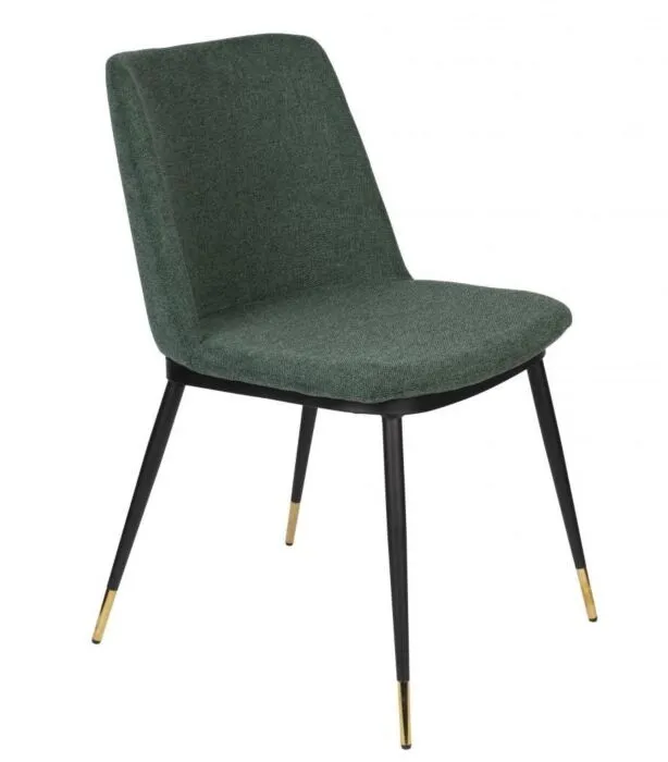 vanHarte Lionel eetkamerstoel-Dark green Nu Kopen