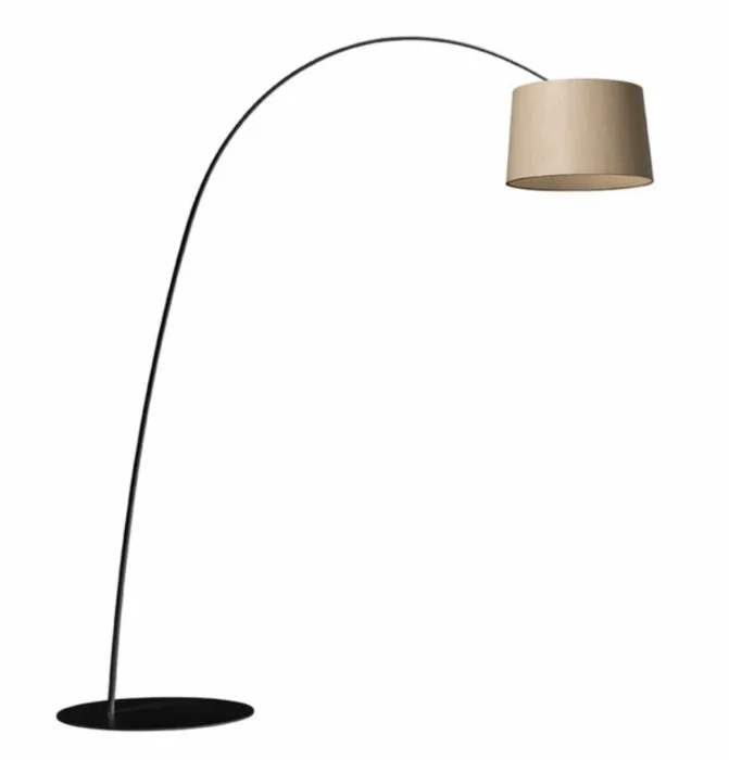 Merkproduct Foscarini Twiggy Wood LED vloerlamp-Zwart