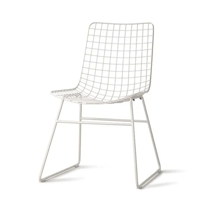 Koop Online HKliving Wire stoel-Wit