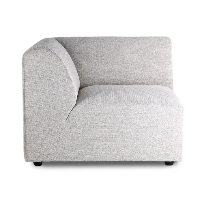 HKliving Jax bank element links-Licht grijs Express Levering