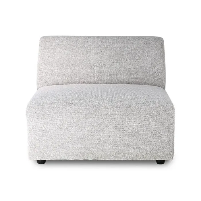 HKliving Jax bank element midden-Licht grijs Express Levering