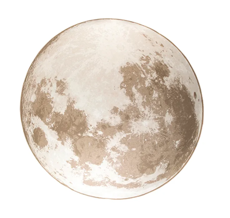Voordeelprijs Zuiver Moon vloerkleed-Soft latte-Ø 200 cm