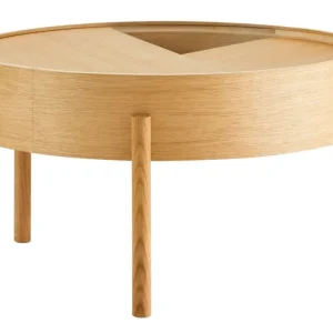 Snelle Levering WOUD Arc salontafel-Geolied eiken