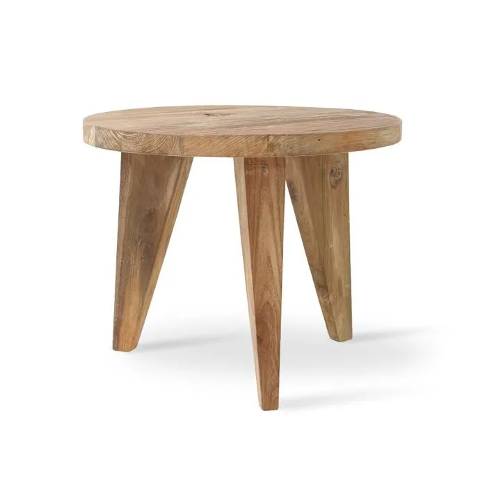 Dagaanbieding HKliving Teak salontafel-∅ 50 cm