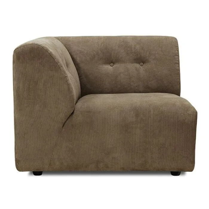 Populair HKliving Vint bank element links-Bruin