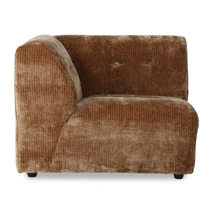 Favoriet HKliving Vint bank element links-Velvet-aged gold