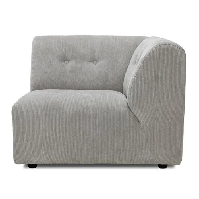 HKliving Vint bank element rechts-Crème Aanbieding
