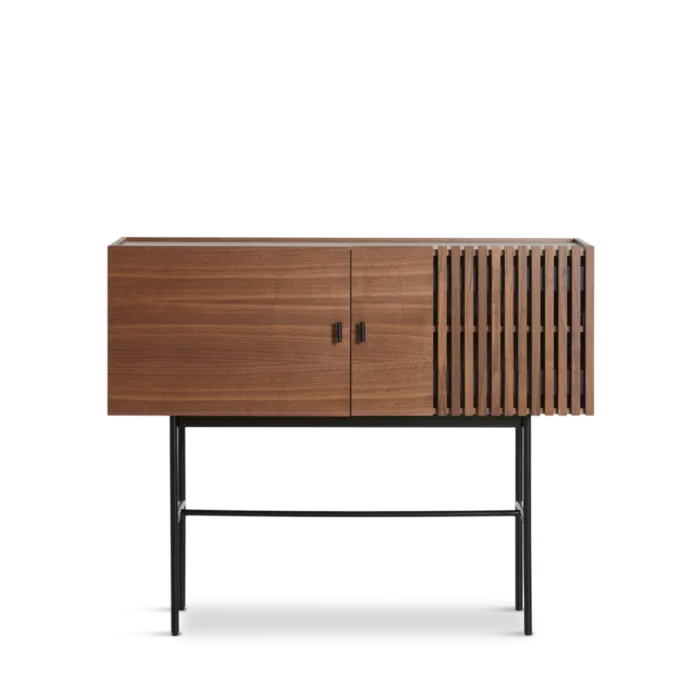 WOUD Array buffetkast-120x97x44 cm-Walnoot Hete Deal
