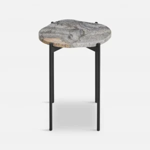 WOUD La Terra bijzettafel Small-Grijs Laatste Kans