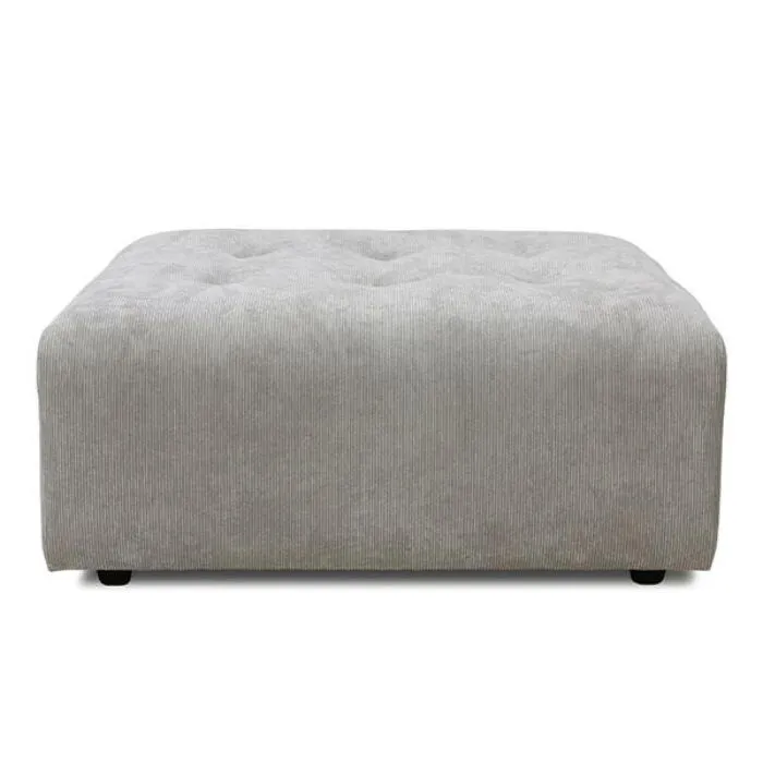 HKliving Vint bank element hocker-Crème Exclusieve Aanbieding