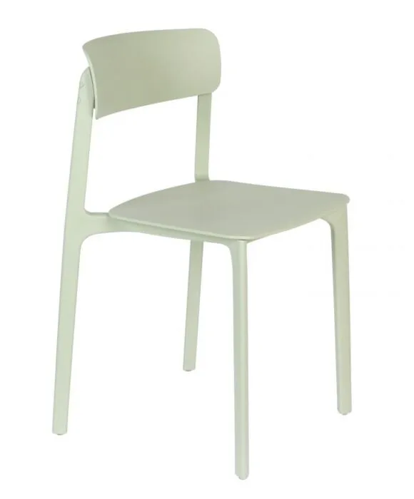 Laatste Versie vanHarte Clive eetkamerstoel-Light green