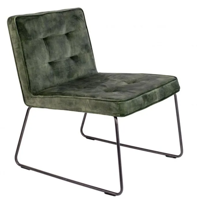 vanHarte Clark fauteuil-Grijs/groen Betrouwbaar
