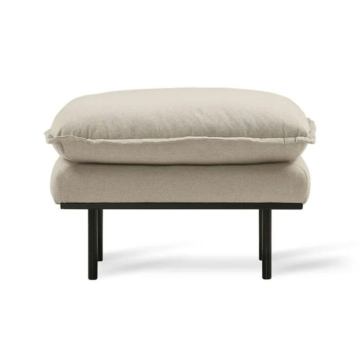 Hete Deal HKliving Retro hocker-Beige