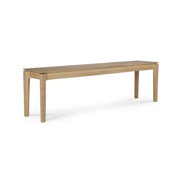 Ethnicraft Oak Bok Natural eetbank-166 cm Seizoensaanbieding