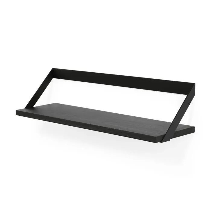 Ethnicraft Ribbon Shelf - legplank-Zwart eiken-zwart Finale Uitverkoop