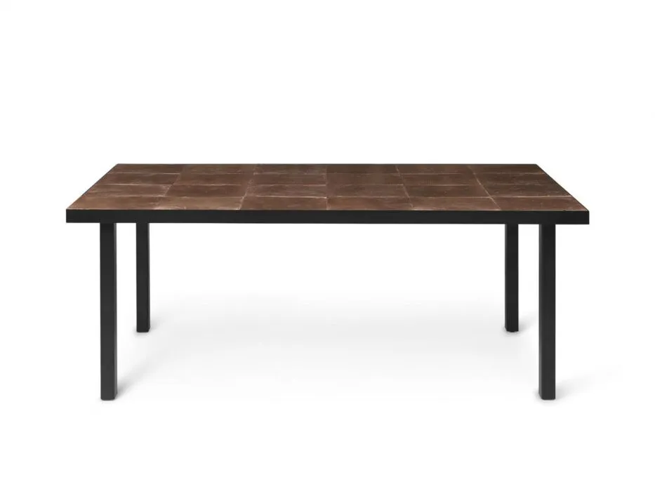 Ferm Living Flod Dining tafel-Mocha/Black Direct Beschikbaar