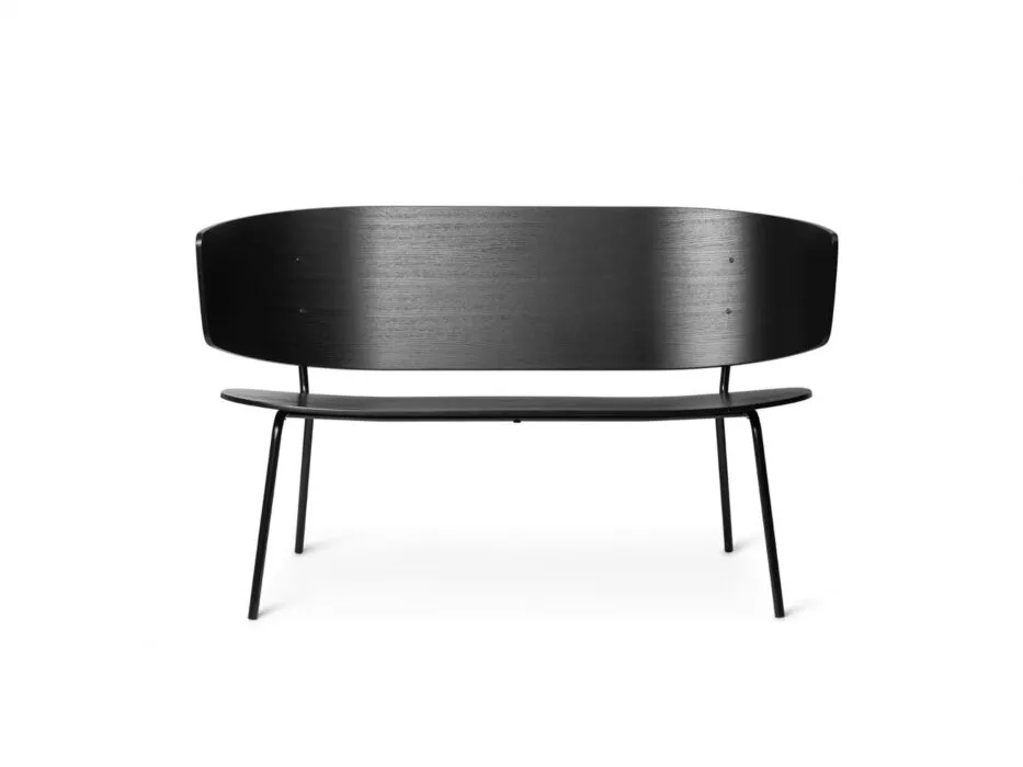 Koop Online Ferm Living Herman 2-zits bank-Black