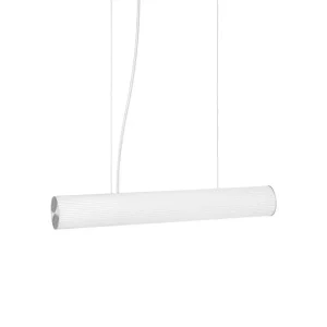 Ferm Living Vuelta hanglamp-White/Stainless Steel-Small Koop Vandaag
