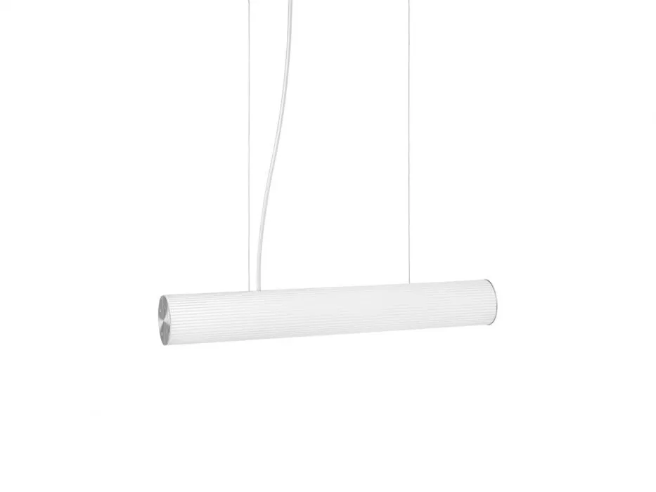 Ferm Living Vuelta hanglamp-White/Stainless Steel-Small Koop Vandaag