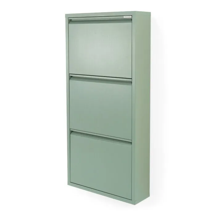 Spinder Design Billy 3 schoenenkast- Dusty Green Lage Prijs