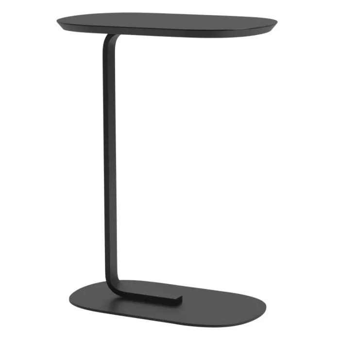 Direct Verzonden muuto Relate hoog bijzettafel-Black