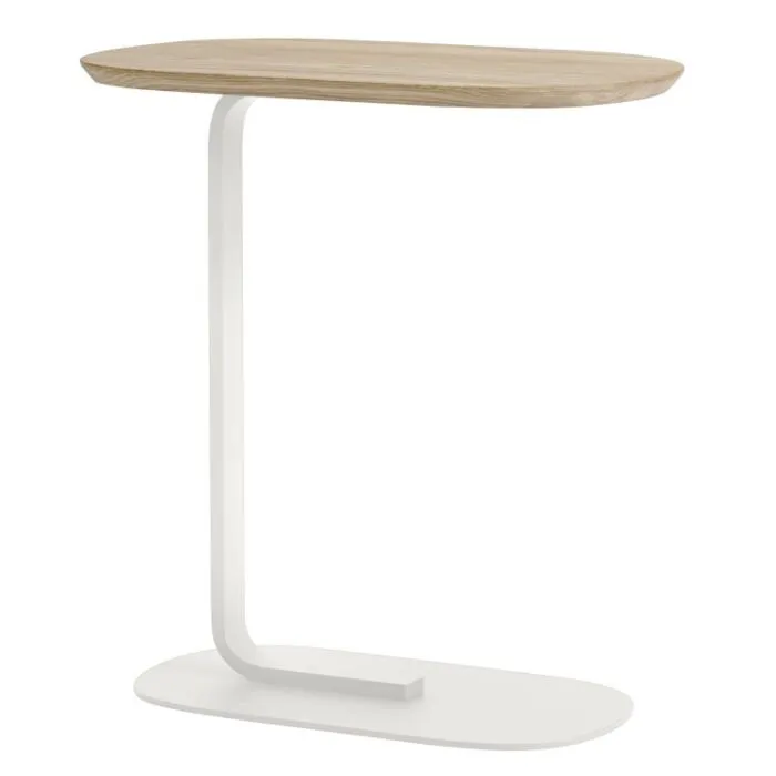 Koop Online muuto Relate bijzettafel-Solid Oak/Off-White