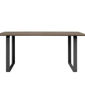 Actieprijs muuto 70/70 Smoked Oak tafel-Black-170x85 cm
