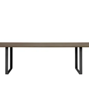 muuto 70/70 Smoked Oak tafel-Black-295x108 cm Snelle Levering