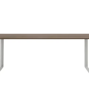 muuto 70/70 Smoked Oak tafel-Grey-225x90 cm Gecertificeerd