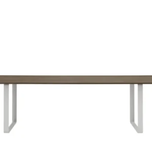 muuto 70/70 Smoked Oak tafel-Grey-295x108 cm Seizoensaanbieding