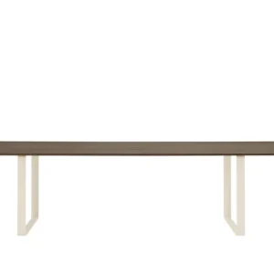 Direct Beschikbaar muuto 70/70 Smoked Oak tafel-Sand-295x108 cm