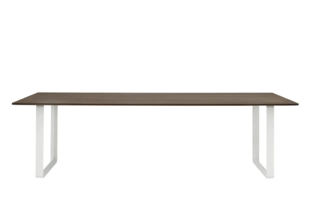 muuto 70/70 Smoked Oak tafel-White-255x108 cm Betaalbaar