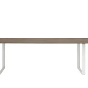 muuto 70/70 Smoked Oak tafel-White-295x108 cm Rechtstreeks Van De Fabrikant