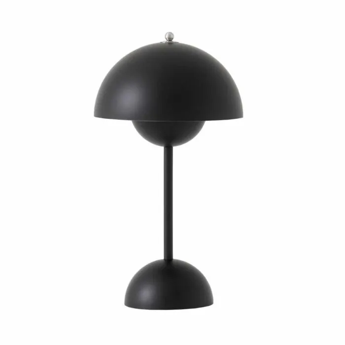 Nieuw &tradition Flowerpot VP9 draagbare tafellamp-Mat zwart
