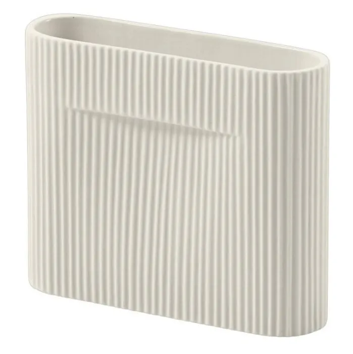 Betrouwbaar muuto Ridge vaas-Off-white-Extra Small