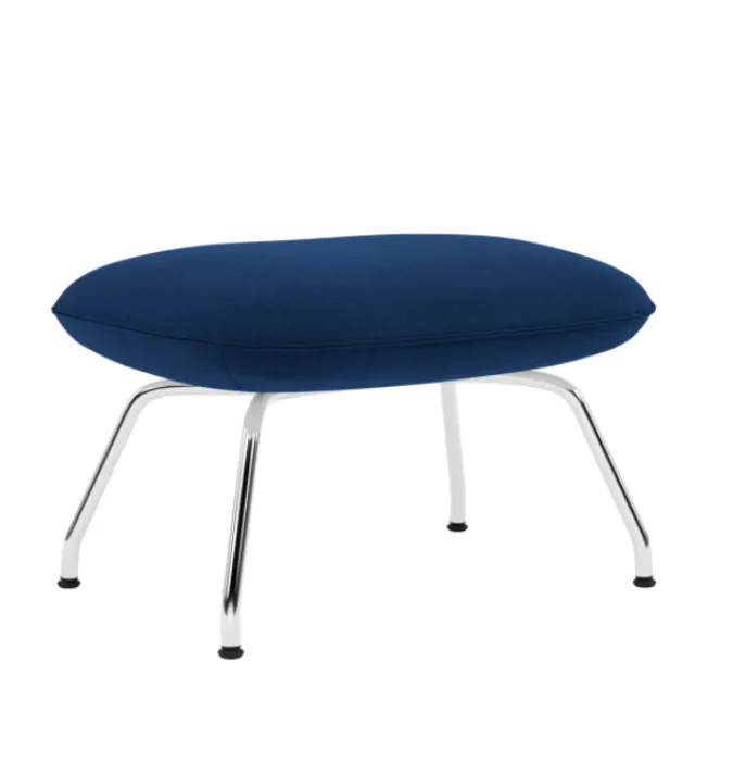 Alleen Vandaag muuto Doze Ottoman chrome onderstel-Still 791