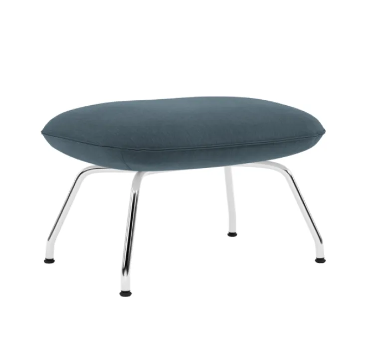 Lage Kosten muuto Doze Ottoman chrome onderstel-Still 871