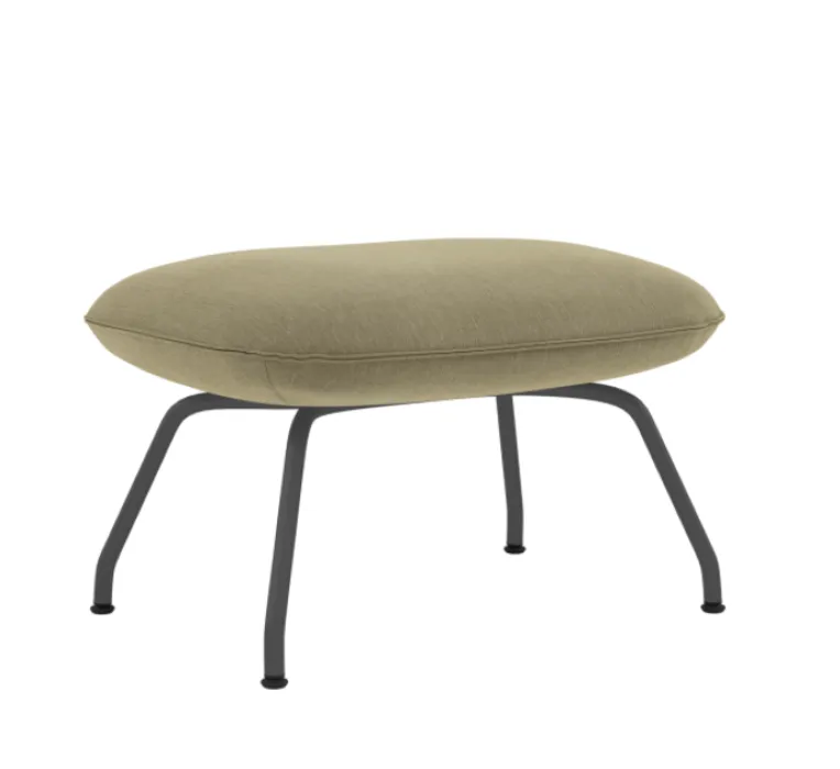 Must-Have muuto Doze Ottoman anthracite black onderstel-Still 961